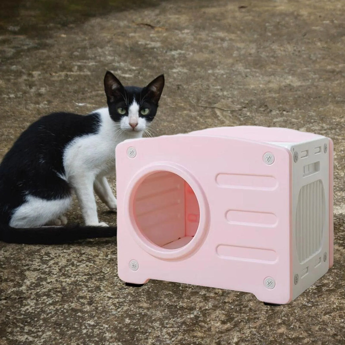 Pink Portable Pet House Y462