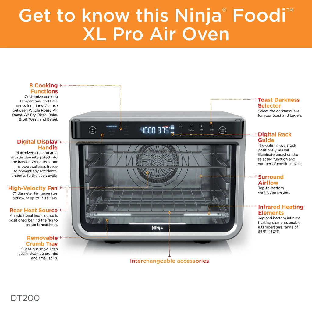 8-in-1 XL Pro Air Fry Oven A907