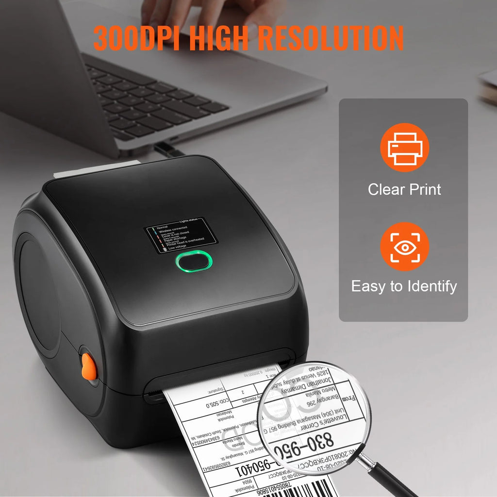 Thermal Label Printer 4x6 300DPI USB/Bluetooth X499
