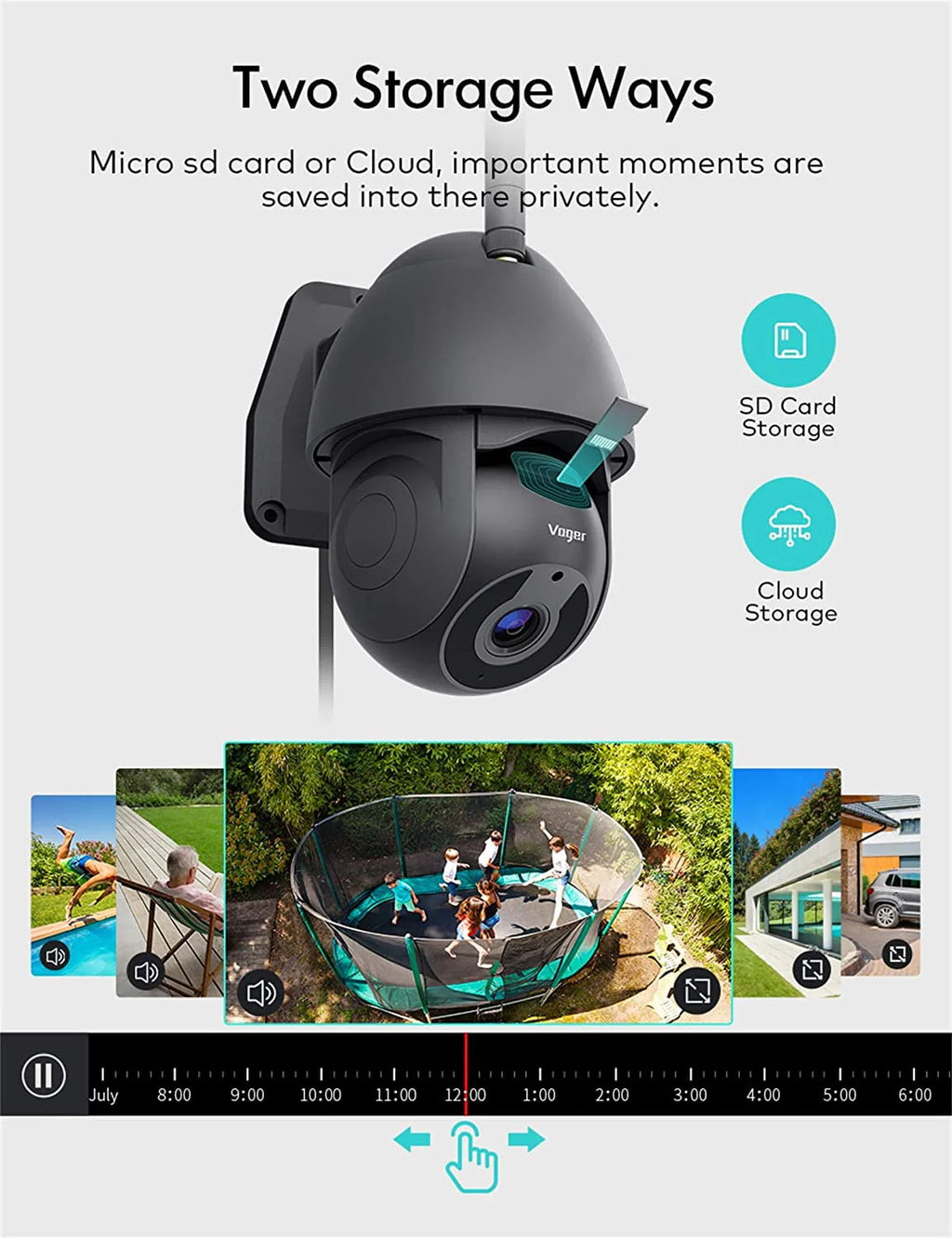 1080P IP66 Weatherproof Outdoor Security Camera M485