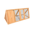 Wooden A-Frame Rabbit Hutch Chicken Coop X49671
