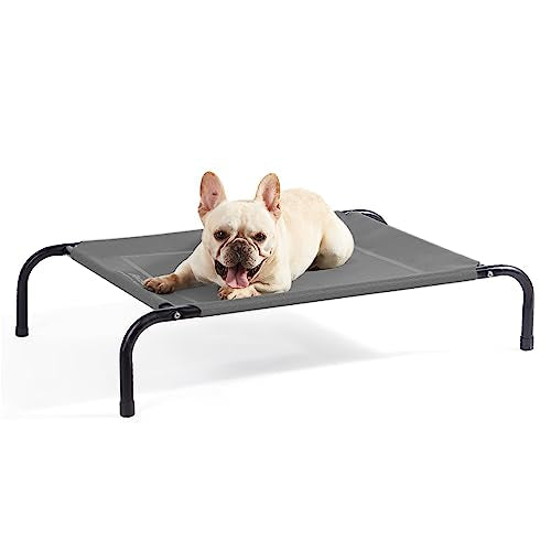 Large Elevated Dog Bed with Breathable Mesh Q529339