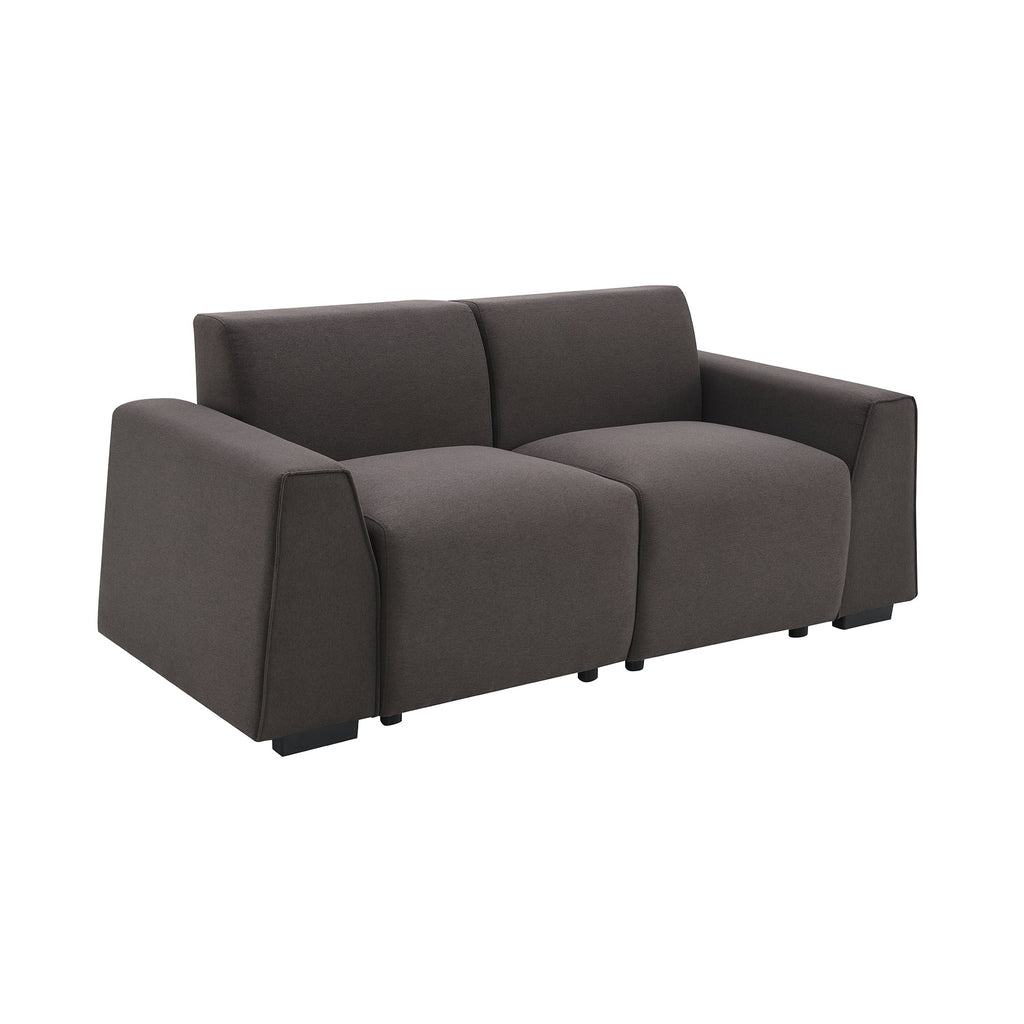 70" Linen Fabric 3 Seater Sofa with Wide Armrests X9558