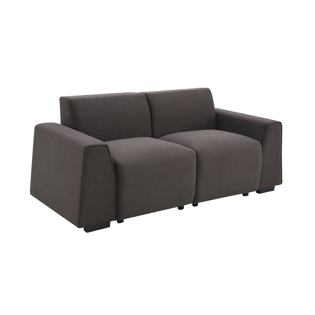 70" Linen Fabric 3 Seater Sofa with Wide Armrests X9558