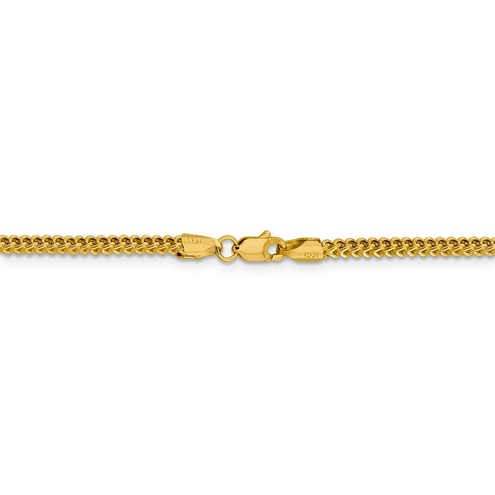 14kt Yellow Gold 2.2mm Franco Chain 20 inch Lobster Clasp Q920782
