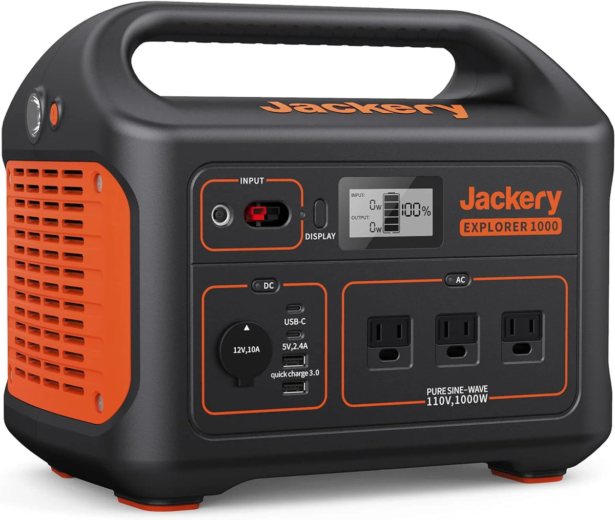 1002Wh Portable Power Station with 3x1000W AC Outlets Y506