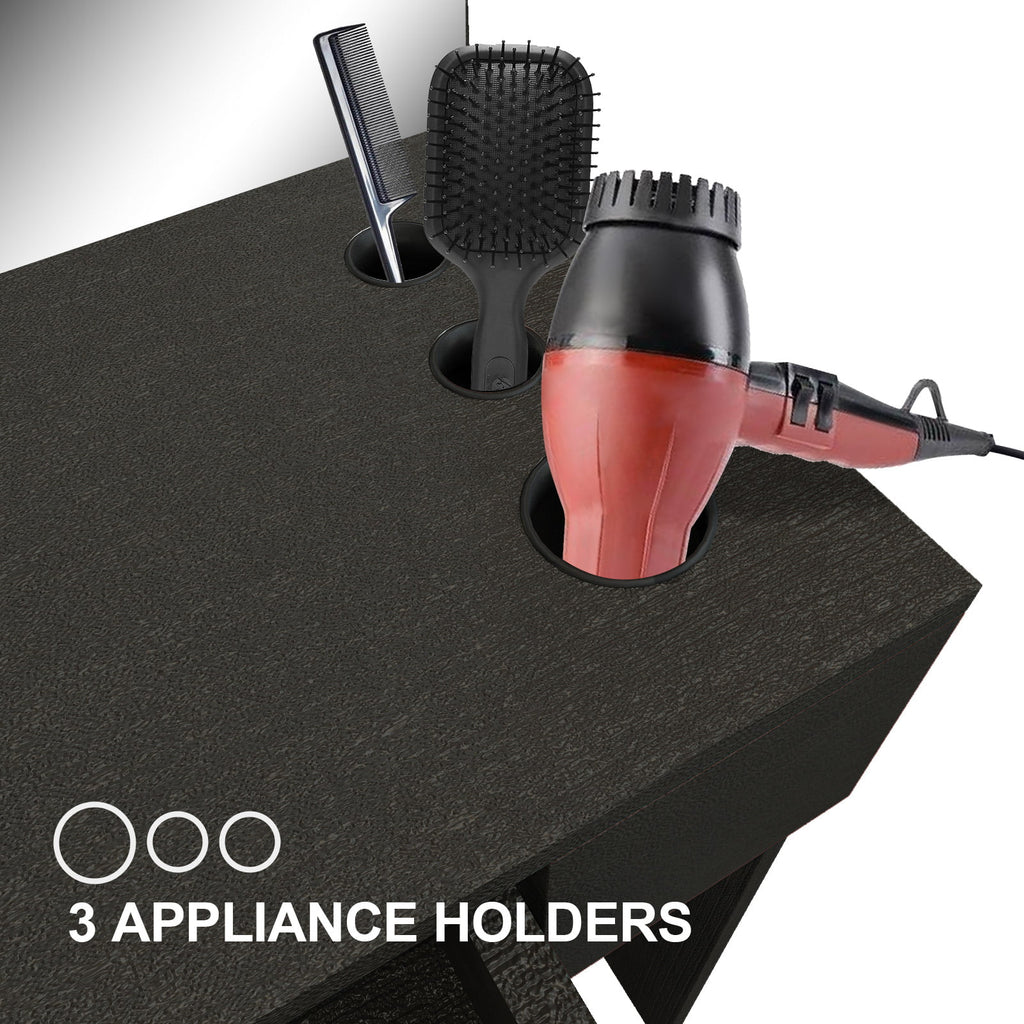 Wall Mount Salon Barber Station with Mirror G139149