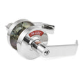 Commercial Grade Privacy Indicator Lock and Lever in Polished Chrome F663