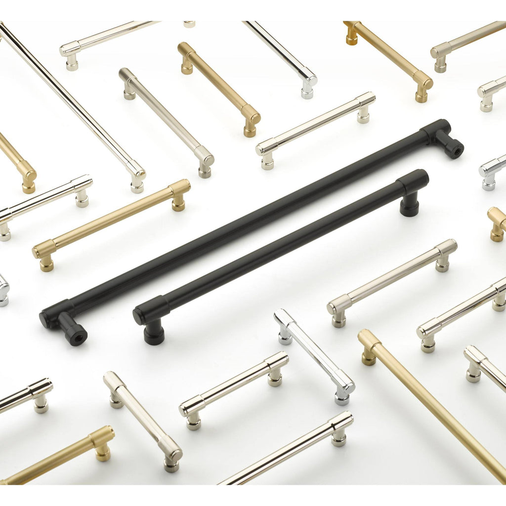 Brass Appliance Pull 12 inch Center-to-Center Satin Brass R898415