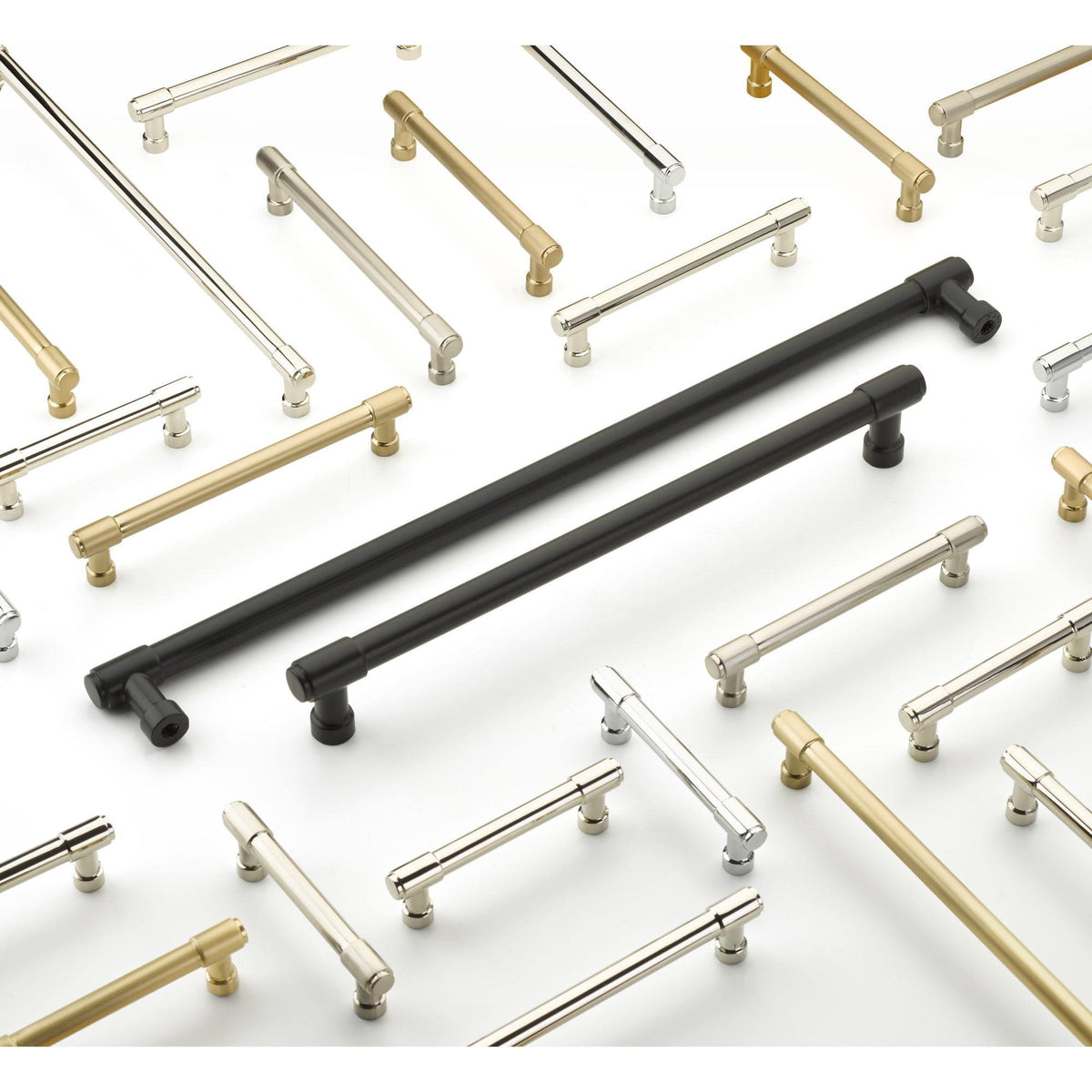 Brass Appliance Pull 12 inch Center-to-Center Satin Brass R898415
