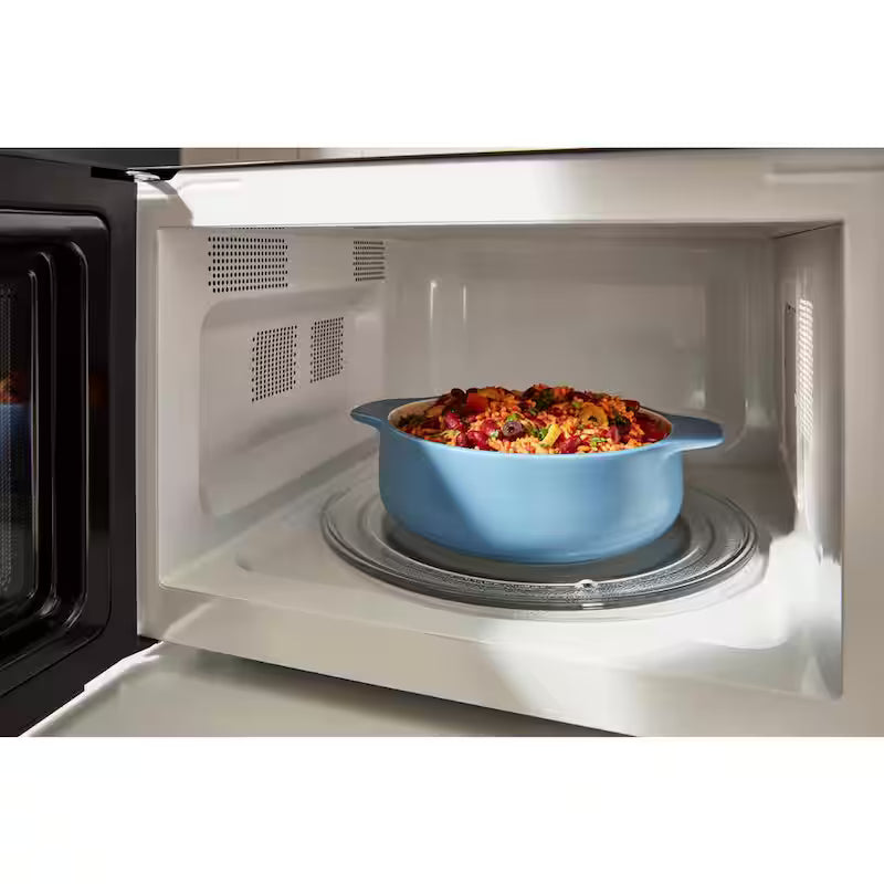 Black Stainless Countertop Microwave R855