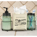Bathroom Caddy with Tissue Box Cover F659757