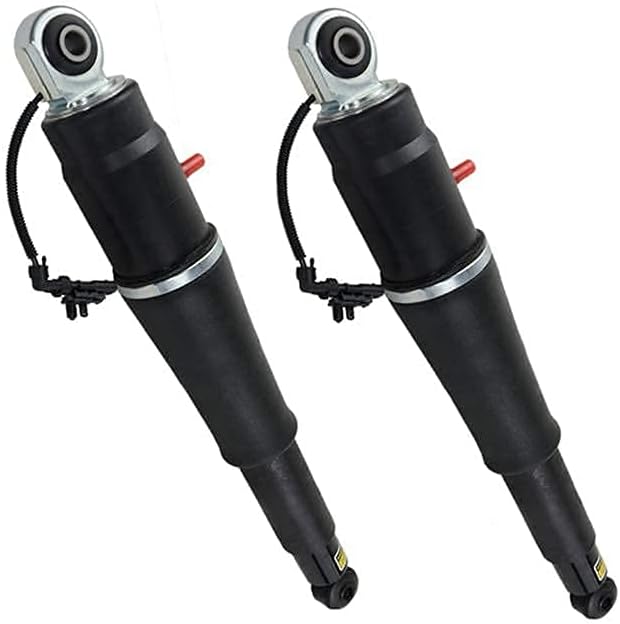 Pair Rear Shock Absorbers Struts with Upper Mount Assembly Y558