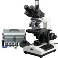 Purple Trinocular Compound Microscope K507