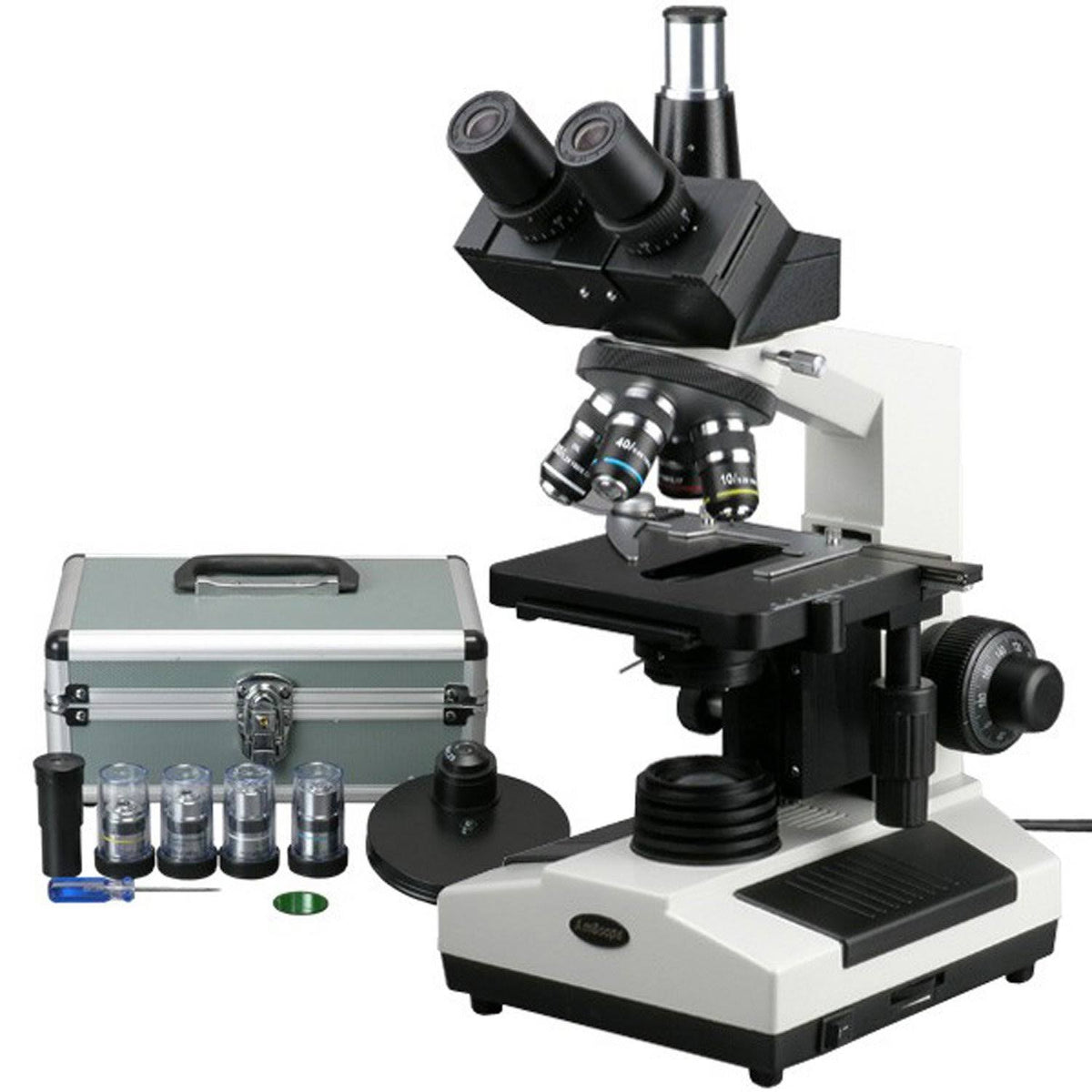 Purple Trinocular Compound Microscope K507