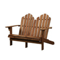 Teak Adirondack Loveseat Z503157