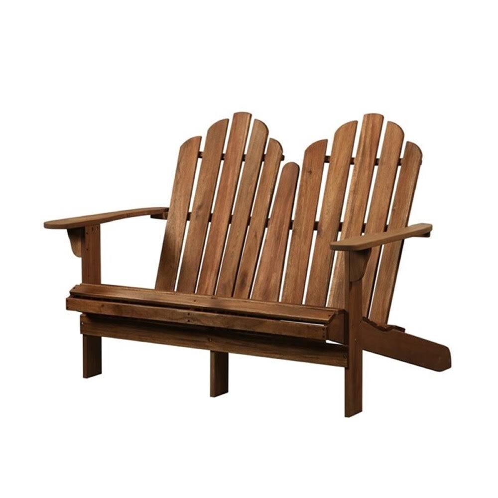 Teak Adirondack Loveseat Z503157