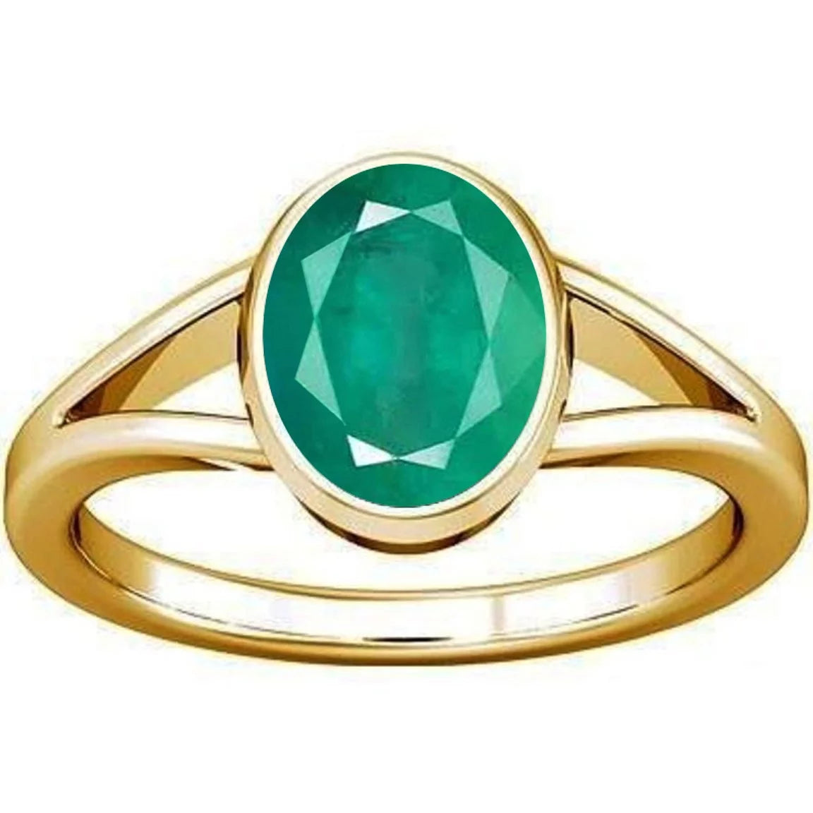 11.25-11.50 Carat Emerald Panchdhatu Ring W530646