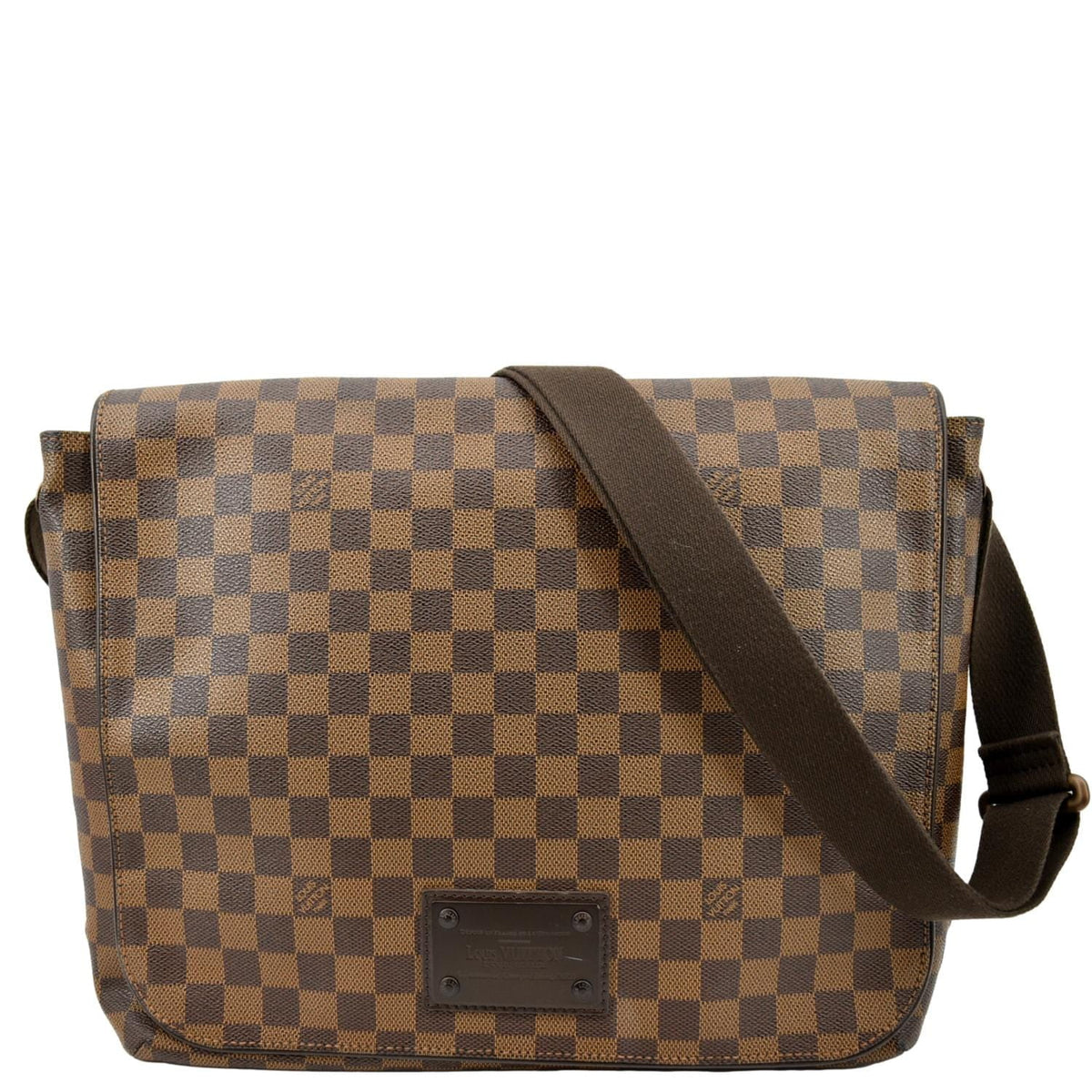 Pre-owned Brown Damier Ebene Shoulder Bag C3275