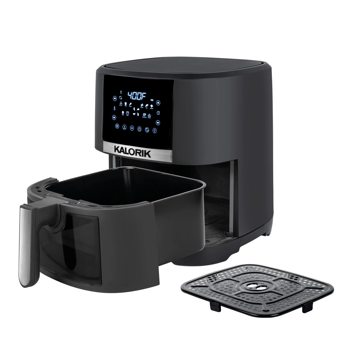 5 Quart Digital Air Fryer with Viewing Window, Black V1280