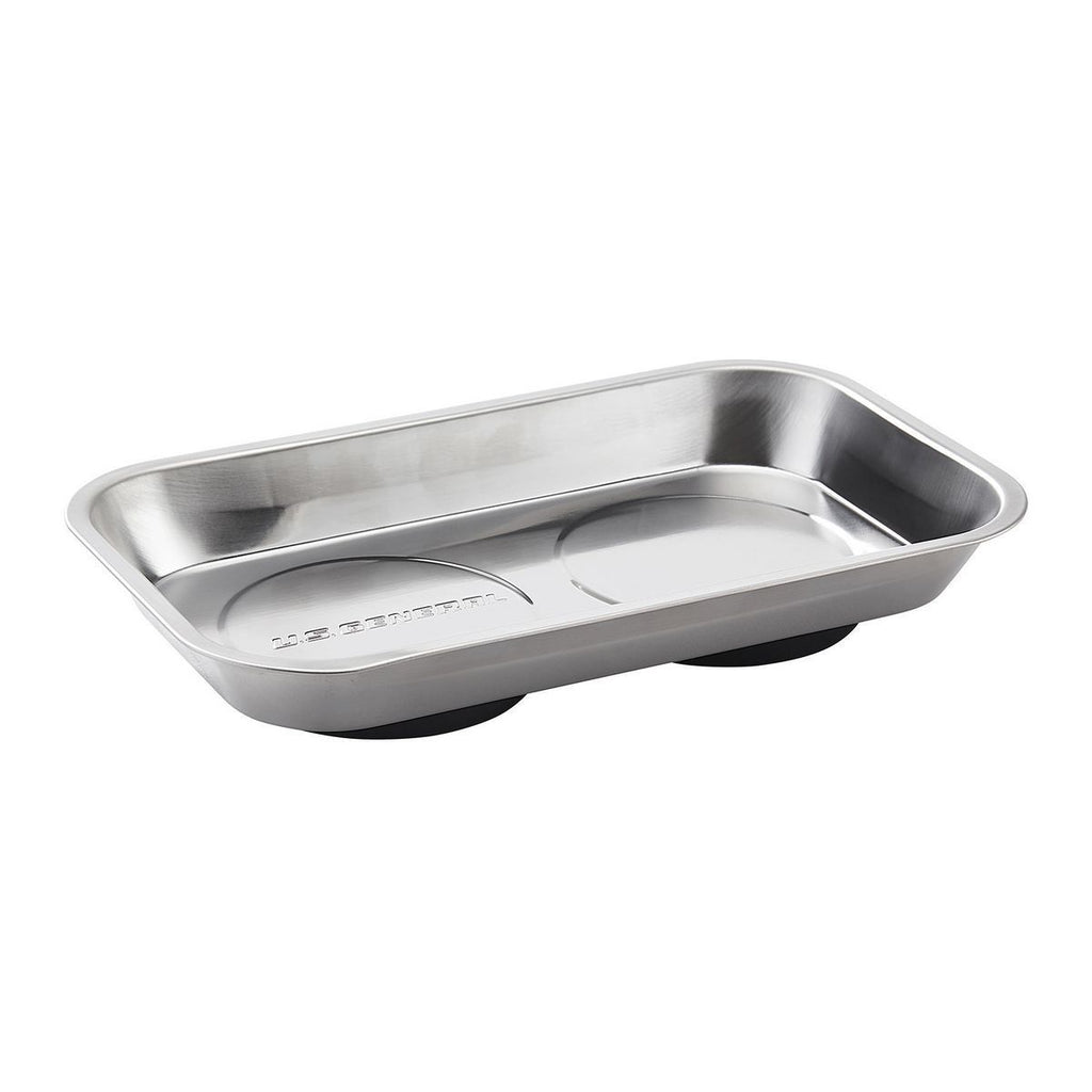 9-1/2 in. x 5-1/2 in. Magnetic Stainless Steel Parts Tray X874