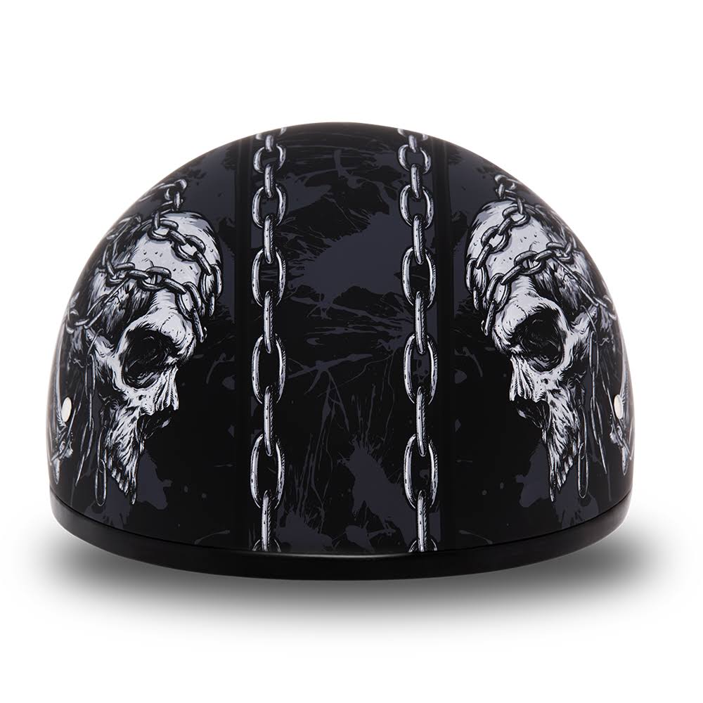 Black Half Face Helmet E909