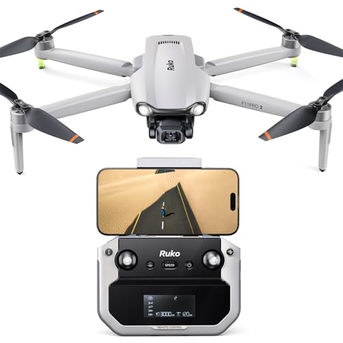 2 Drone with 6K Camera, 3-Axis Gimbal, 70-Min Flight Time with 2 Batteries T770166