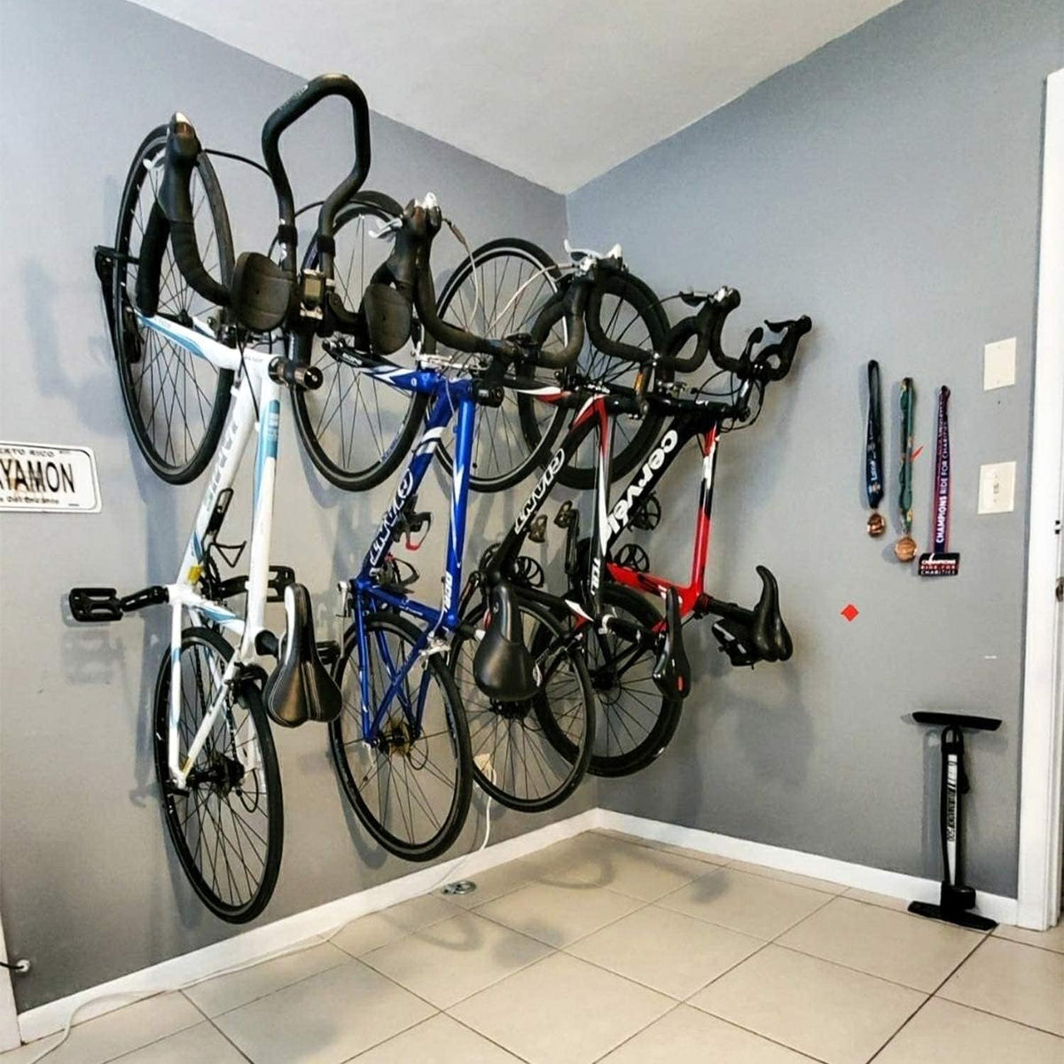 Bike Mount Wall 4PCS Vertical Bike Hangers H771