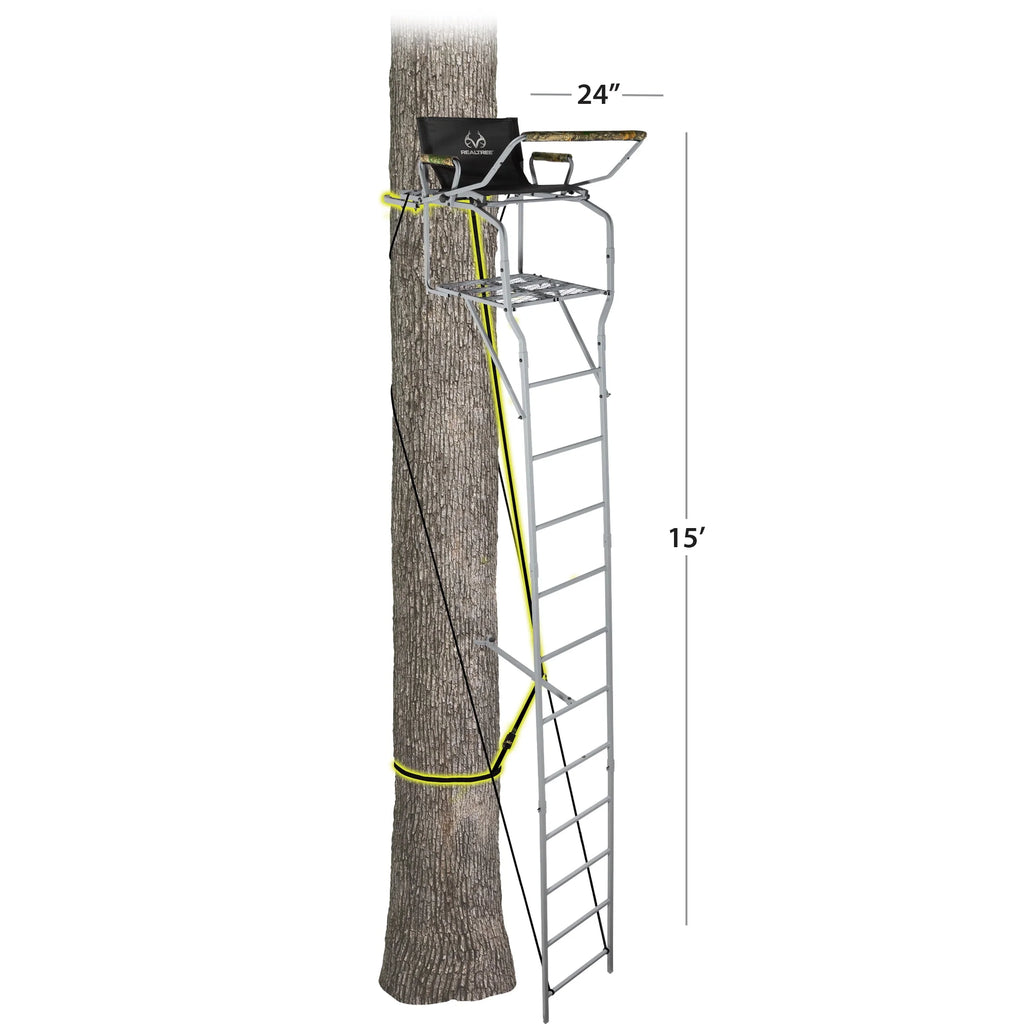 1-Person 15' Hunting Ladder Tree Stand T7465
