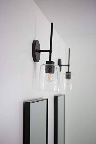 Matte Black 1 Light Sconce F77142