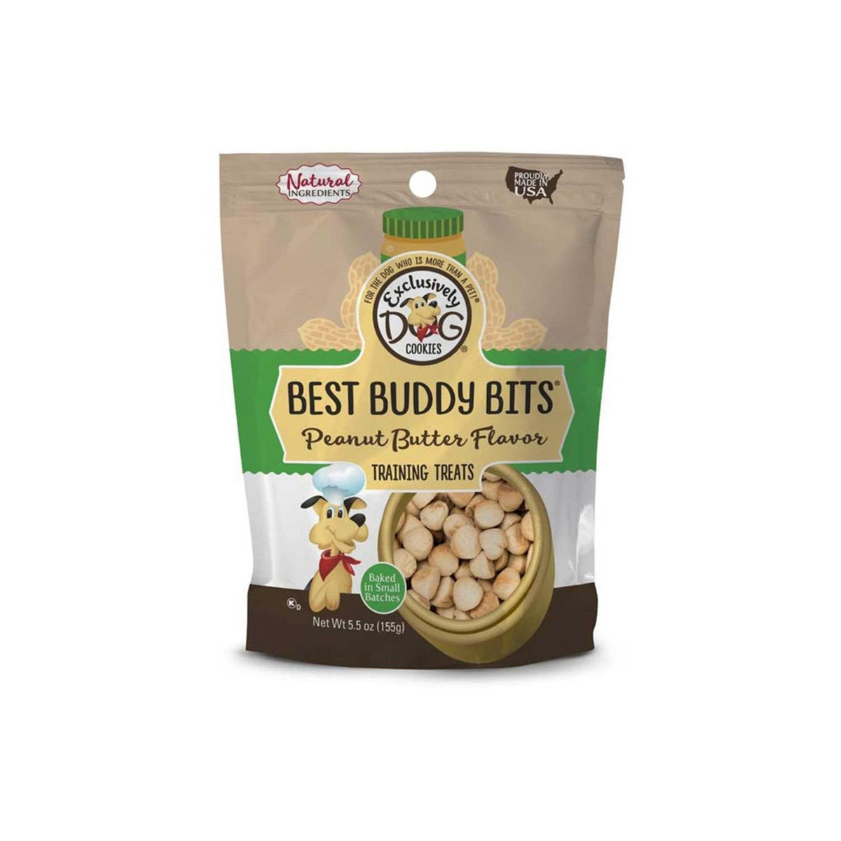 Peanut Butter Flavor Dog Treats 5.5 oz W2731
