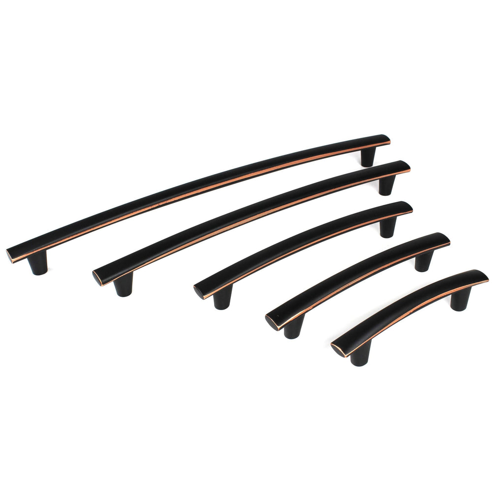 Oil Rubbed Bronze Round Arch Cabinet Bar Pull Handle (Case of 25) Z27682