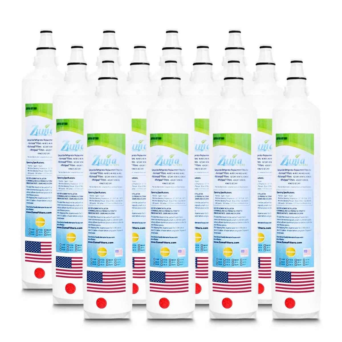 12 Pack Water Filters X4062