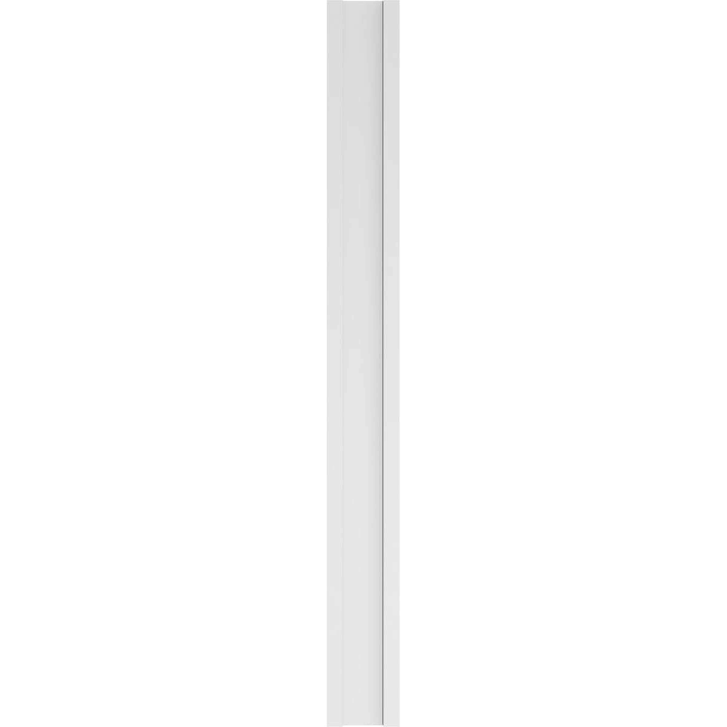4x22W x 102x22H x 2x22P Two Equal Flat Panel PVC Pilaster with Standard Capital & Base (Pair) Q466
