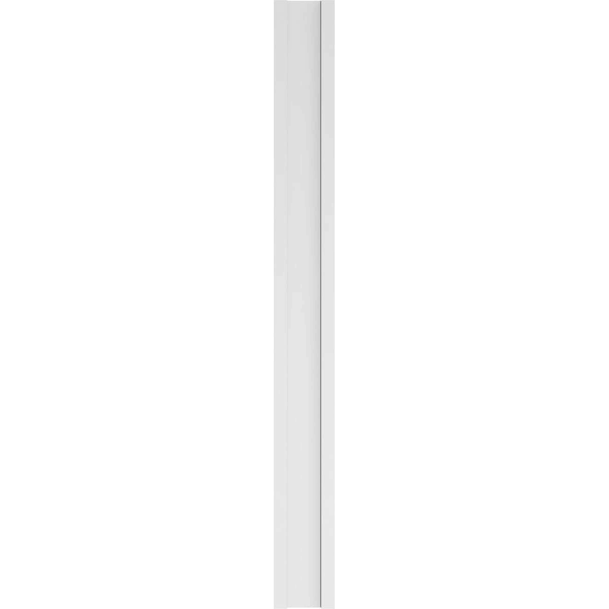 4x22W x 102x22H x 2x22P Two Equal Flat Panel PVC Pilaster with Standard Capital & Base (Pair) Q466