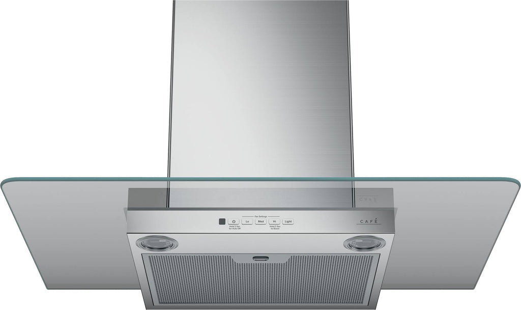 Stainless Steel Wall Mount Glass Canopy Chimney Range Hood X52711