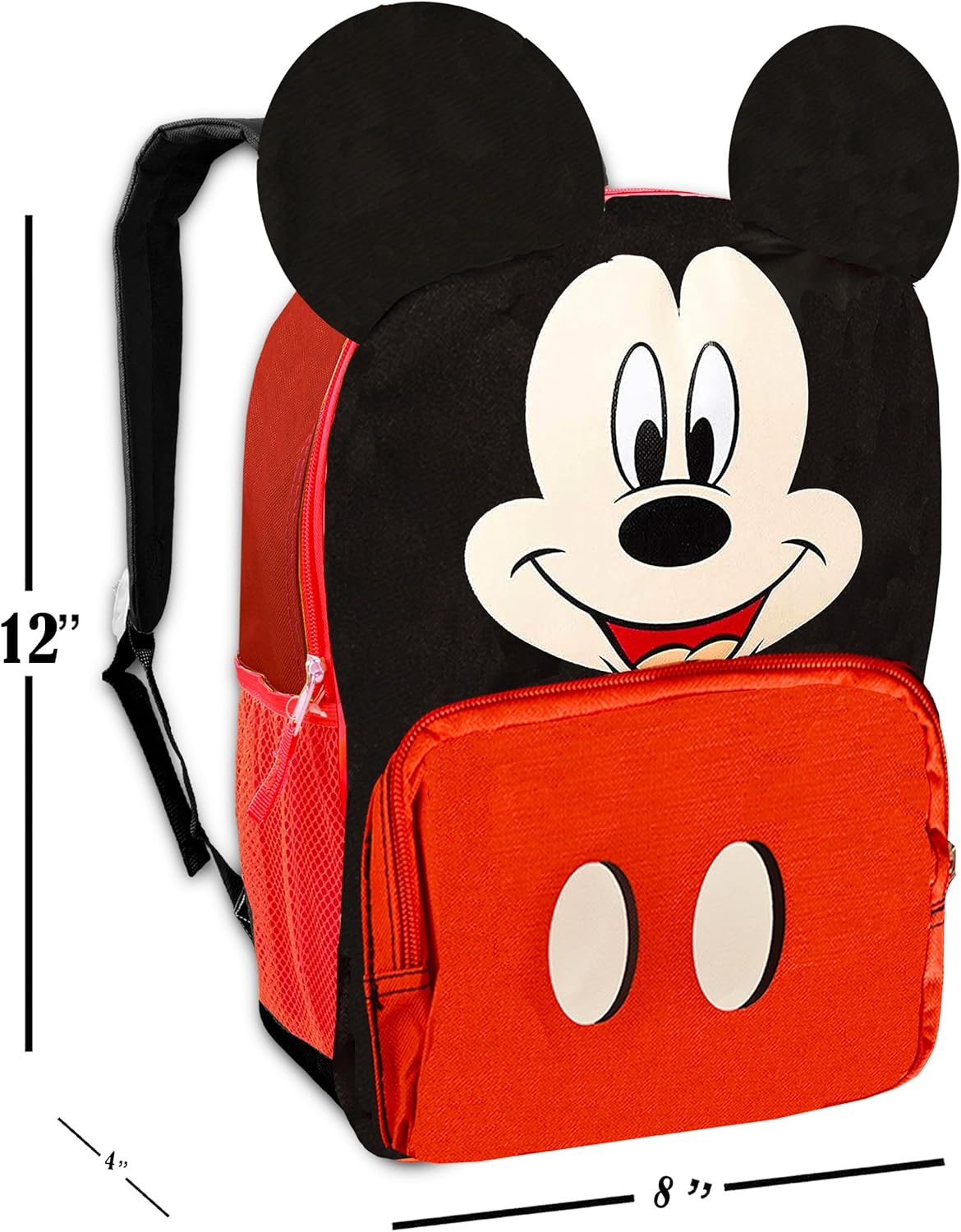 12" Mickey Mini Backpack with 3D Mickey Ears T559805