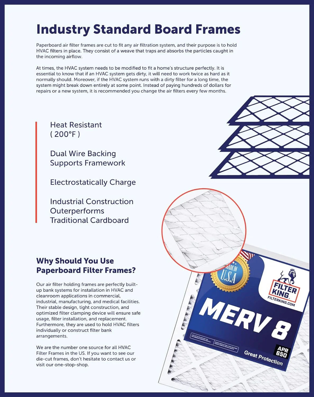 20x66.5x1 MERV 8 Pleated HVAC Air Filter 4-Pack Y8672