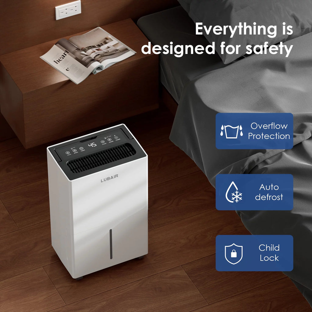50 Pints Dehumidifier with Auto Defrost and 24H Timer Q486