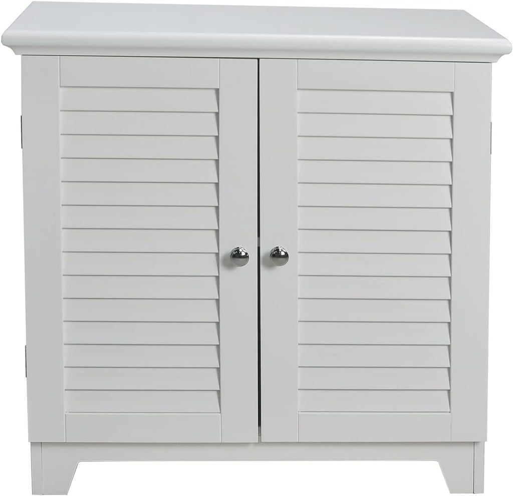 White Double Doors Floor Cabinet, Pack of 2 N21638