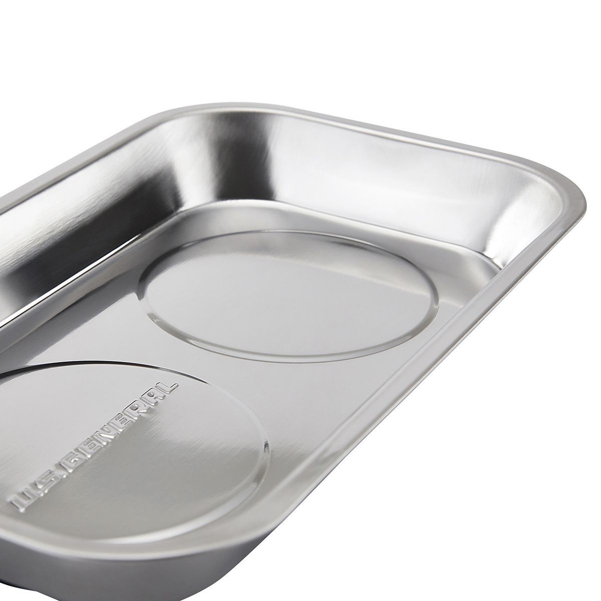 9-1/2 in. x 5-1/2 in. Magnetic Stainless Steel Parts Tray X874