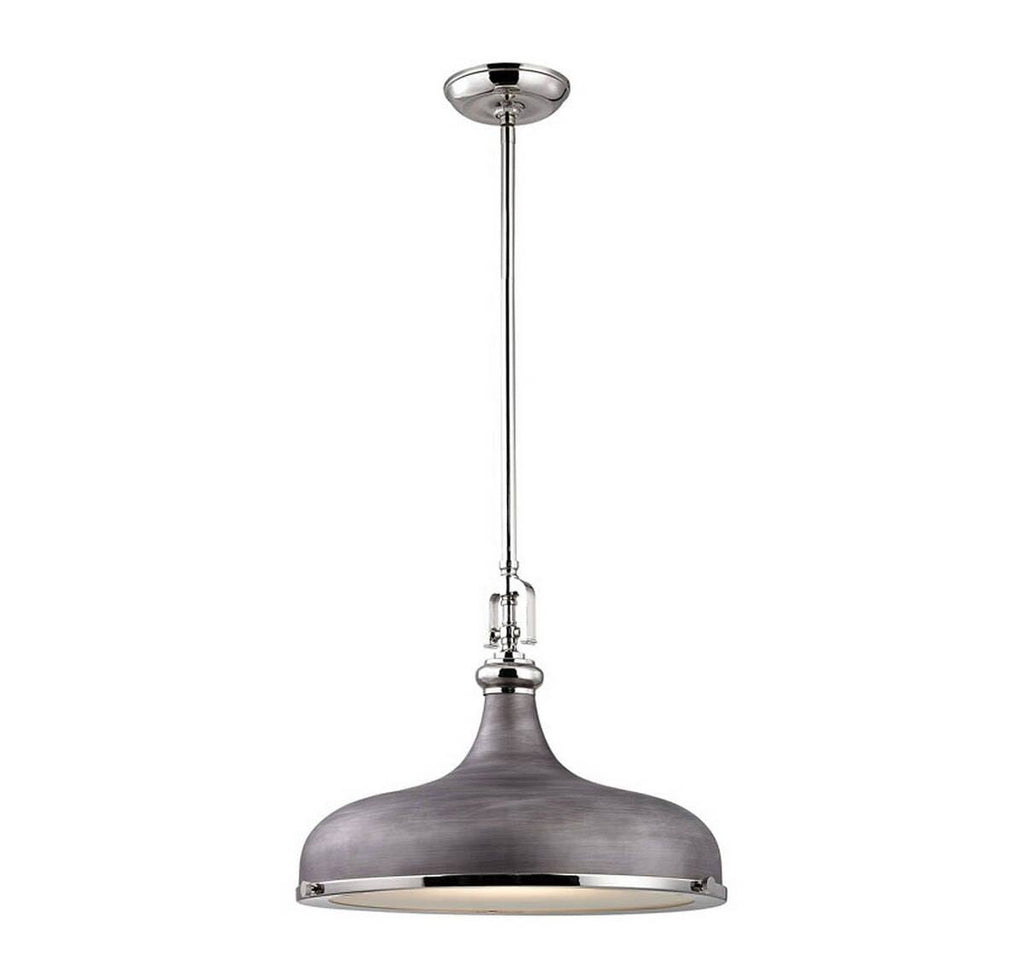 4-Light Chandelier in Satin Brass with Oil Rubbed Bronze A175