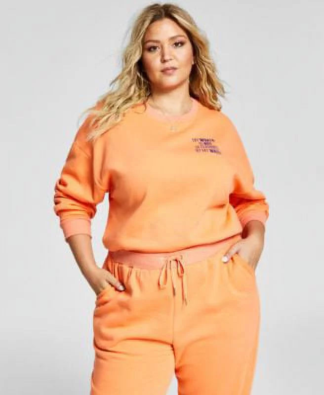 Orange Plus Graphic Sweatshirt G30458