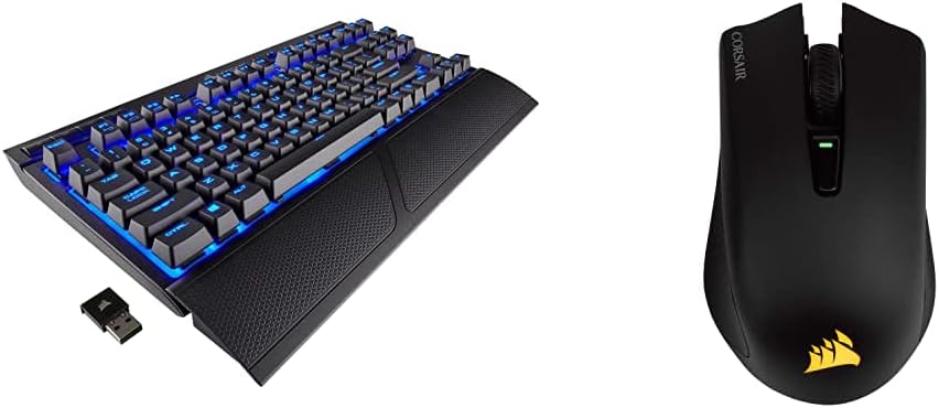 Wireless Mechanical Gaming Keyboard with Blue LED Cherry MX Red F6519