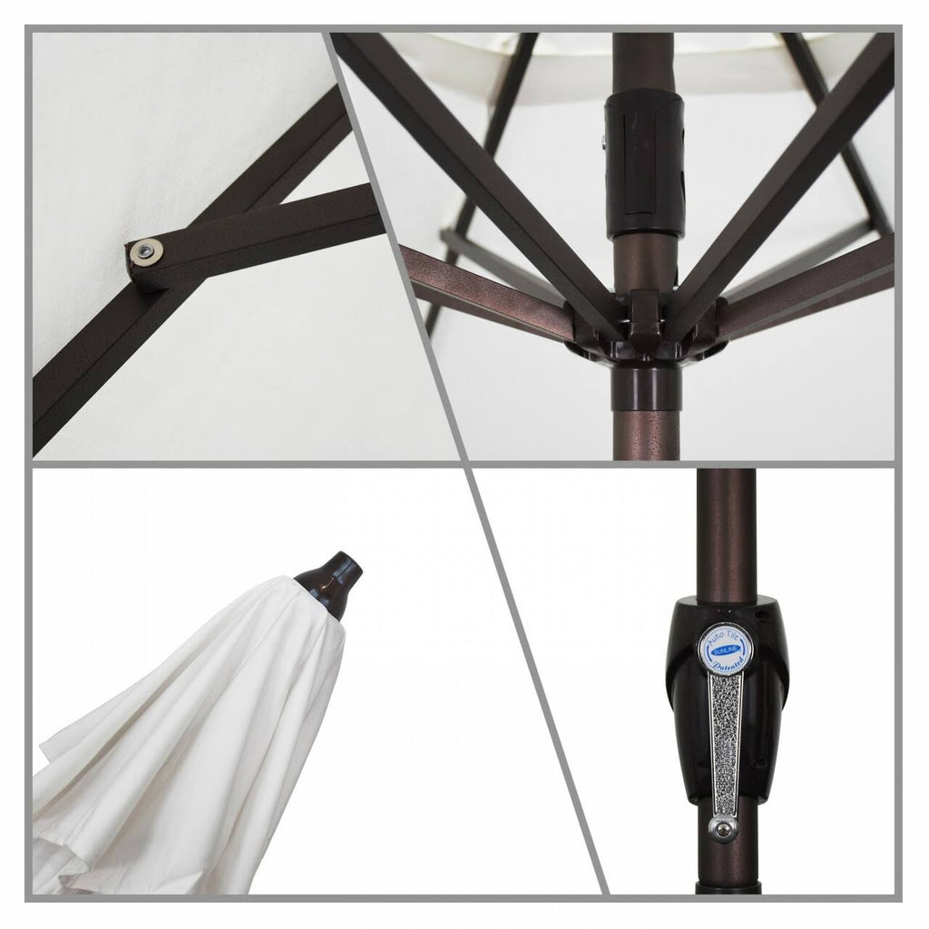 7.5 ft. Patio Umbrella with Bronze Aluminum Pole H473747