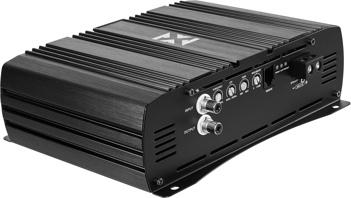 1500W RMS 1-OHM Stable Full Bridge Class D Monoblock Car Audio MOSFET Amplifier X404