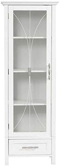 White 1-Door Linen Cabinet F952