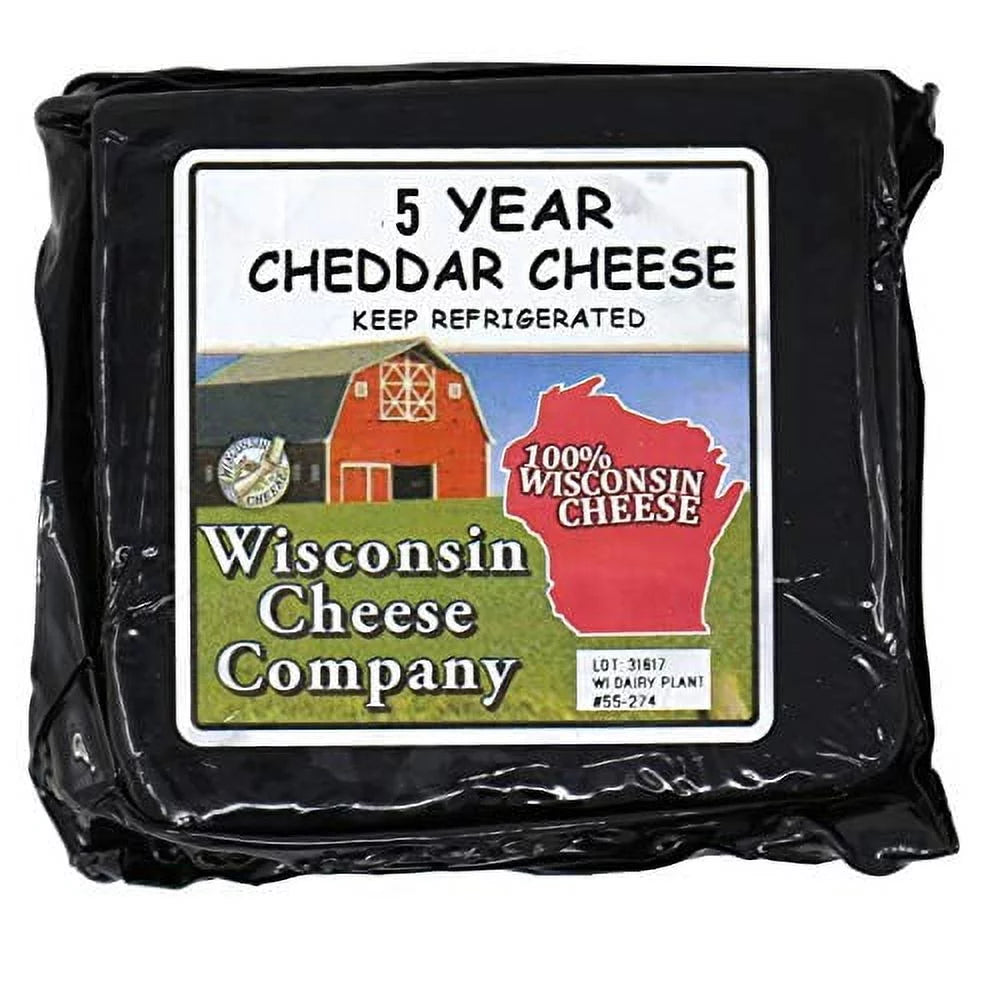 Aged Cheddar Cheese, Sausage & Cracker Gift Basket, 4 Piece R957