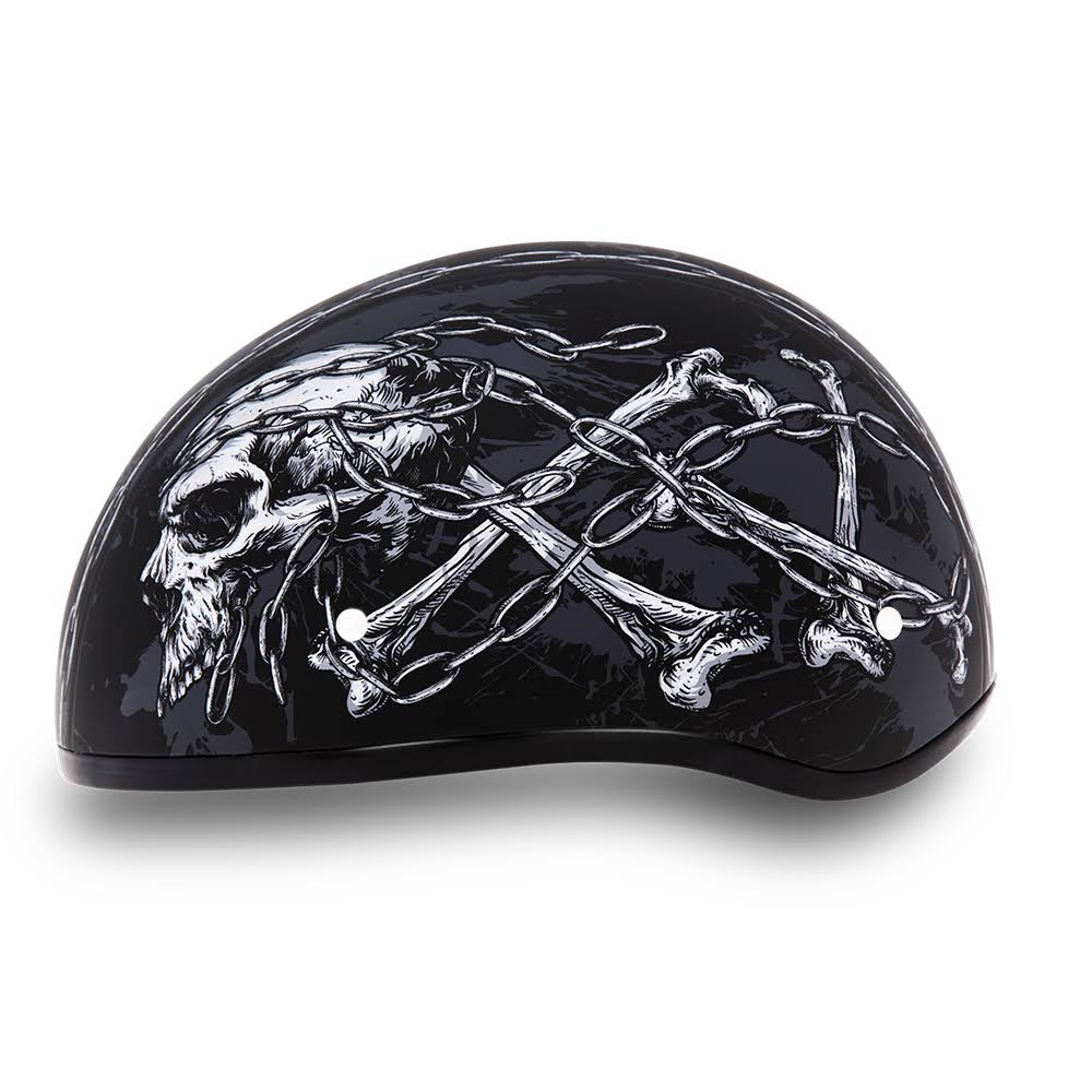 Black Half Face Helmet E909