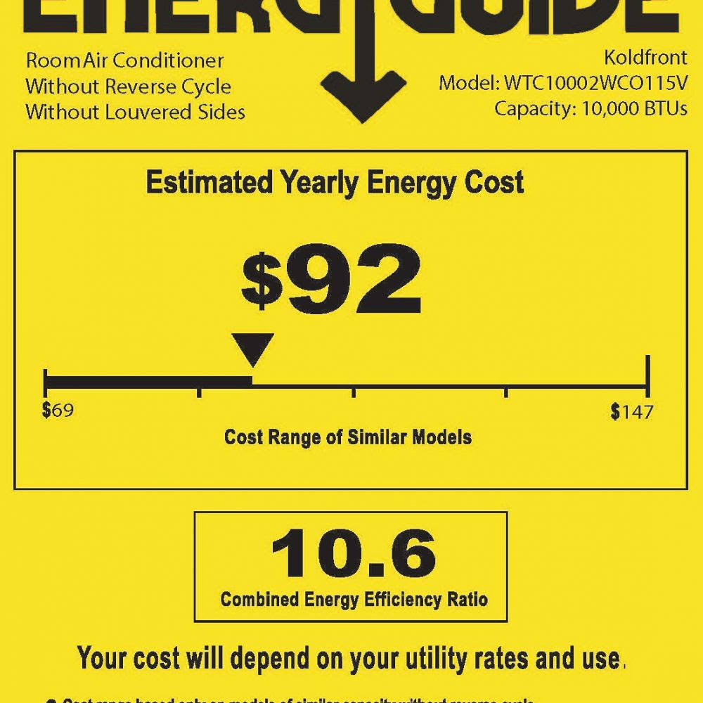 10,000 BTU 115 Volts Through-the-Wall Air Conditioner P81290